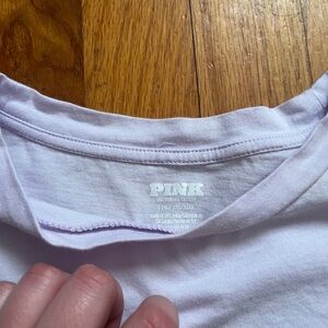 PINK Victoria's Secret Light Purple Tee